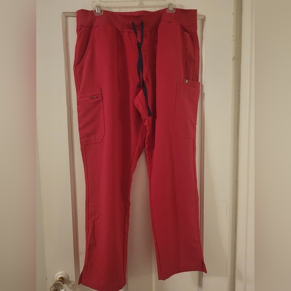 Figs Ultra Rose (Limited Edition color) Yola 2.0 skinny scrub pants XL - Picture 1 of 4